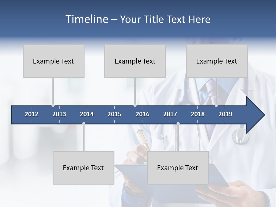 Serious Doctor Records PowerPoint Template