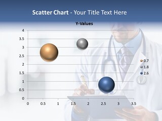 Serious Doctor Records PowerPoint Template