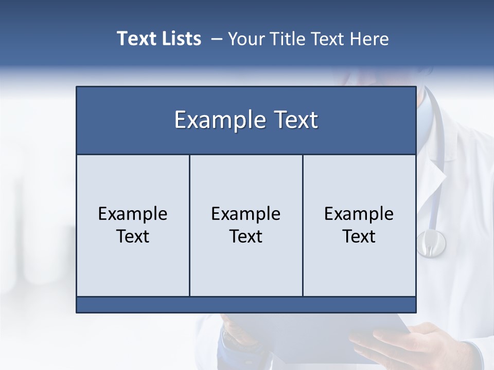 Serious Doctor Records PowerPoint Template