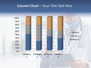 Serious Doctor Records PowerPoint Template