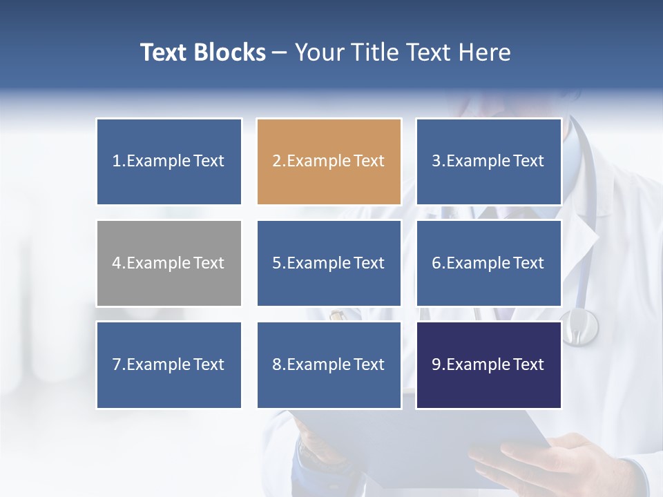 Serious Doctor Records PowerPoint Template