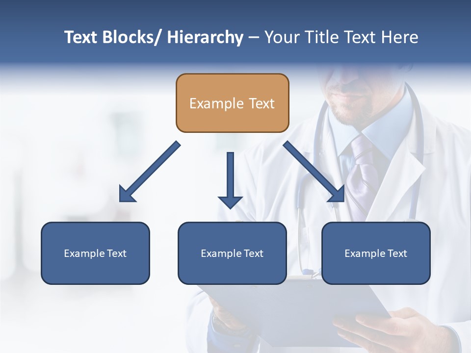 Serious Doctor Records PowerPoint Template