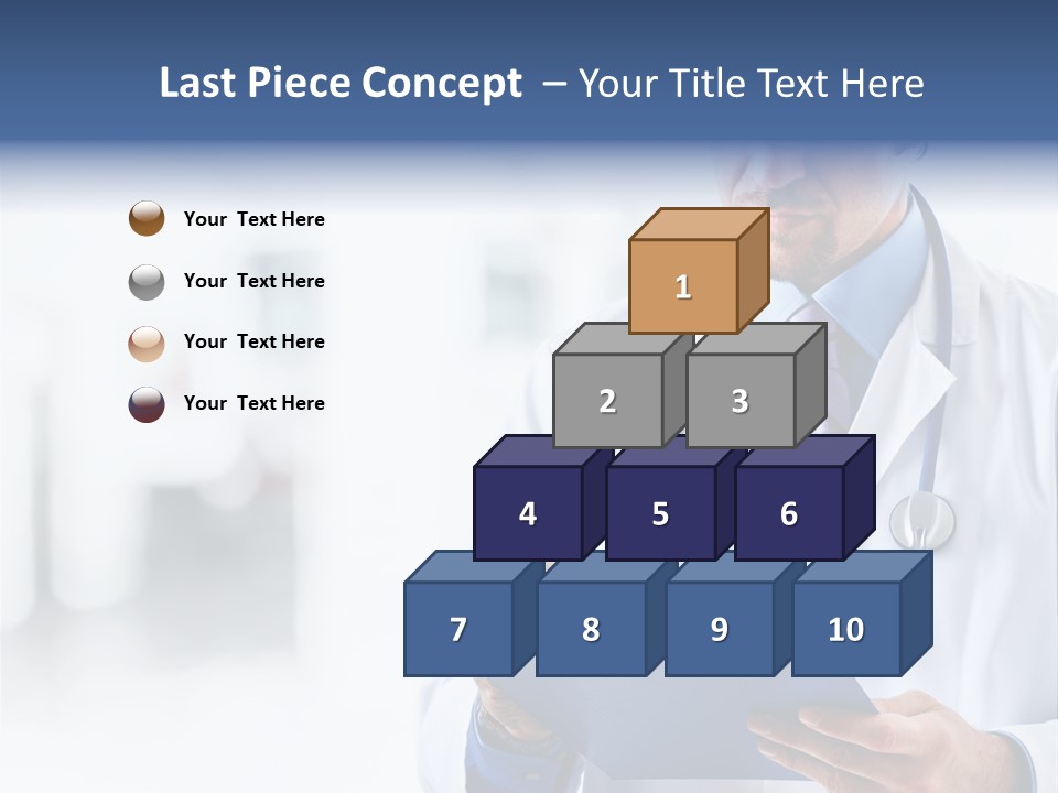 Serious Doctor Records PowerPoint Template