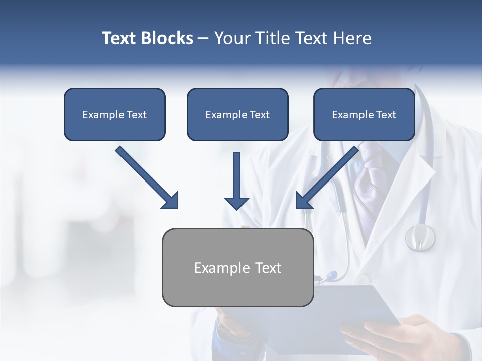 Serious Doctor Records PowerPoint Template