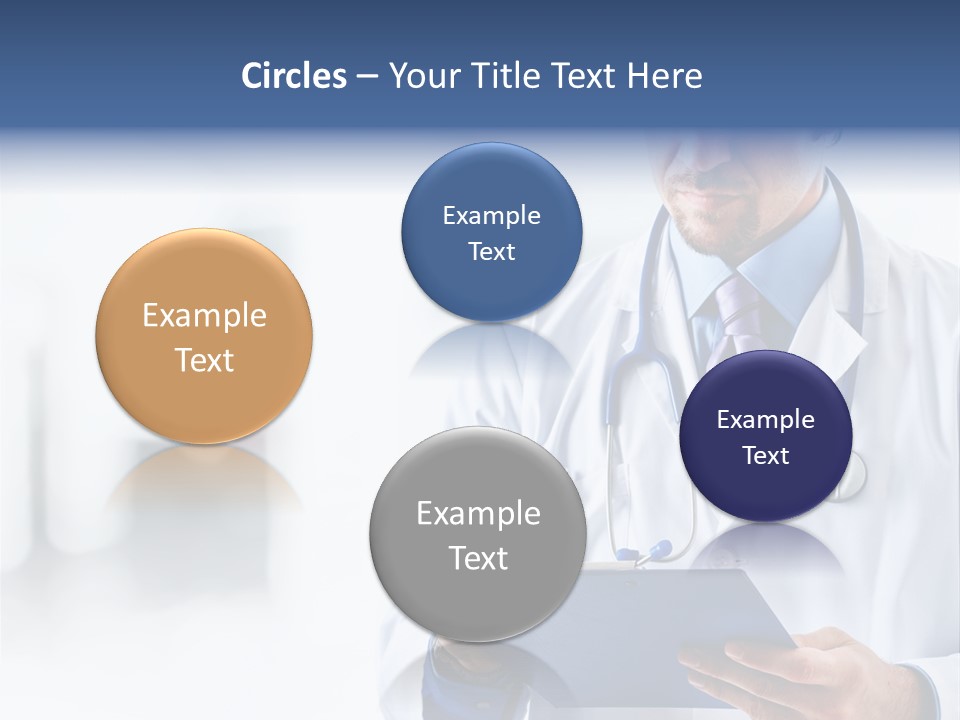 Serious Doctor Records PowerPoint Template