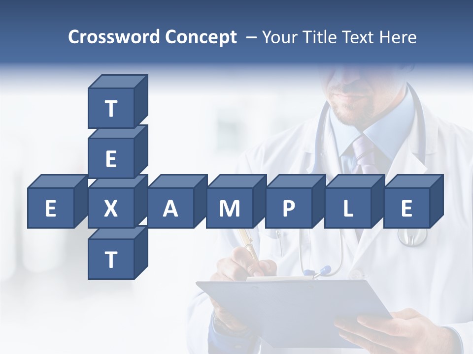 Serious Doctor Records PowerPoint Template