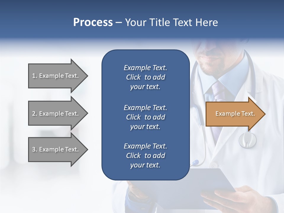 Serious Doctor Records PowerPoint Template
