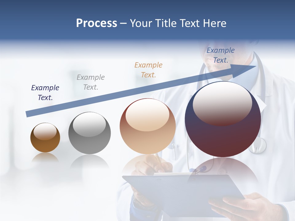 Serious Doctor Records PowerPoint Template