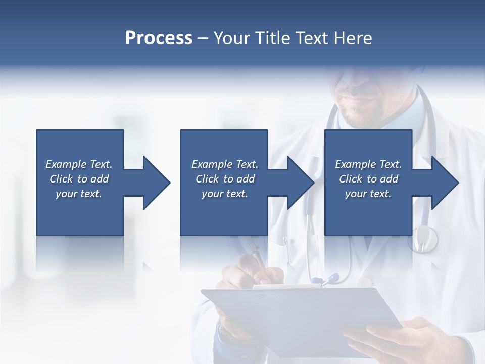 Serious Doctor Records PowerPoint Template