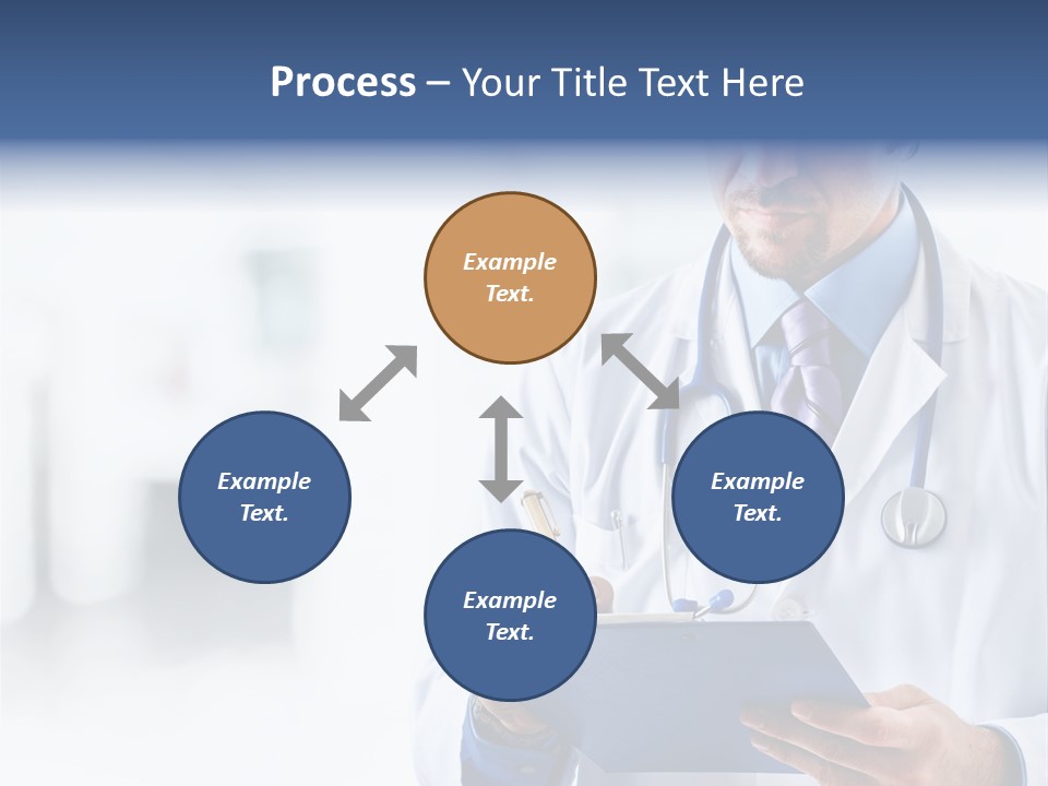 Serious Doctor Records PowerPoint Template