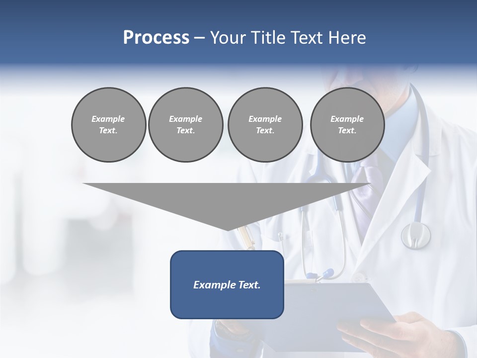 Serious Doctor Records PowerPoint Template