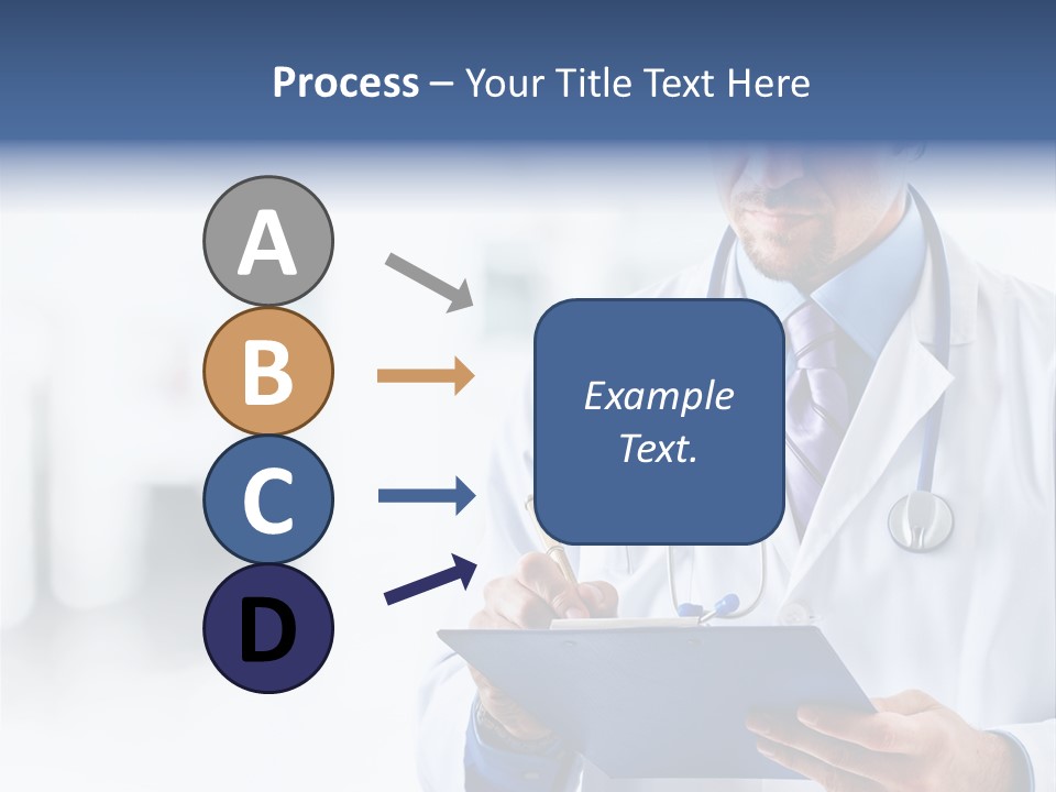 Serious Doctor Records PowerPoint Template