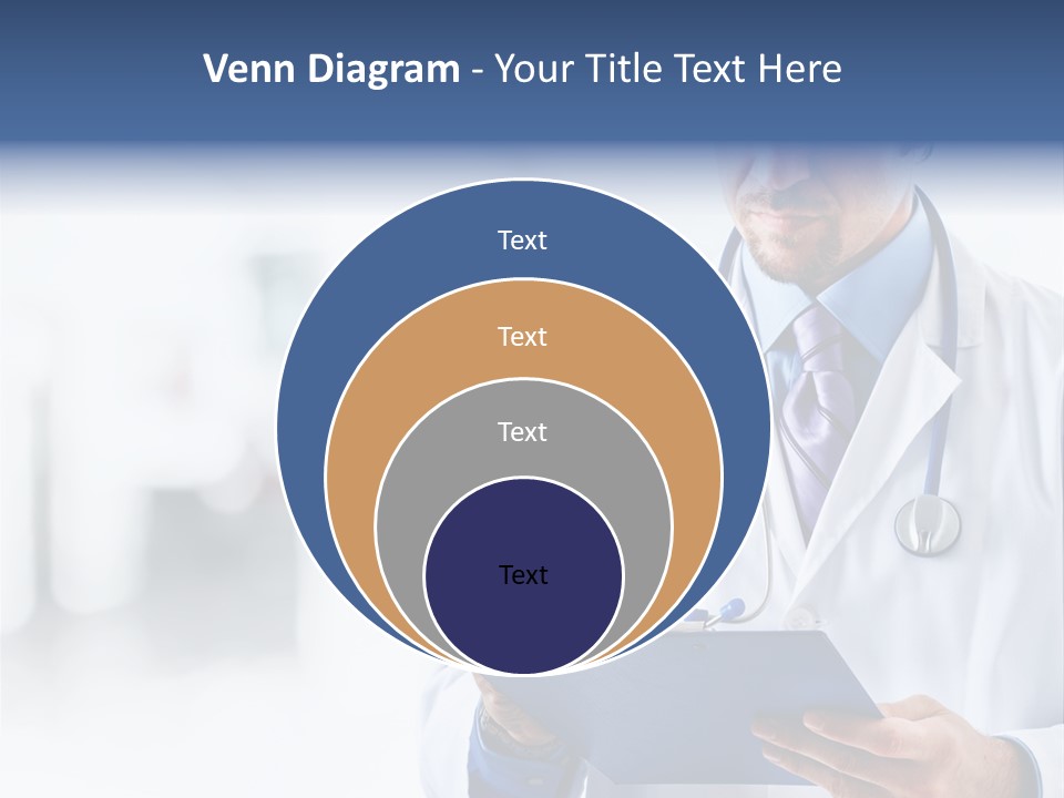 Serious Doctor Records PowerPoint Template