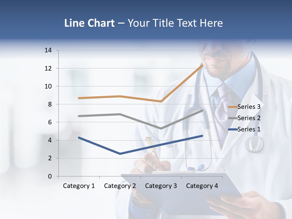 Serious Doctor Records PowerPoint Template