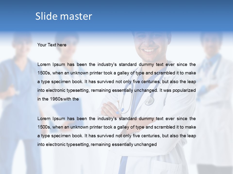 Smile Health Stethoscope PowerPoint Template