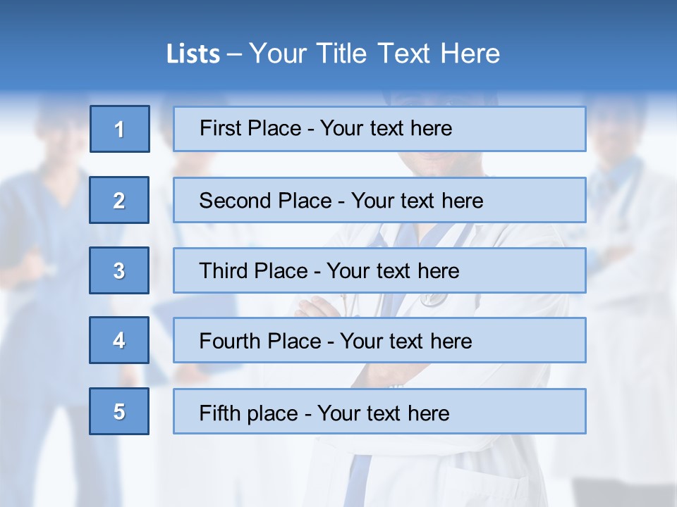 Smile Health Stethoscope PowerPoint Template