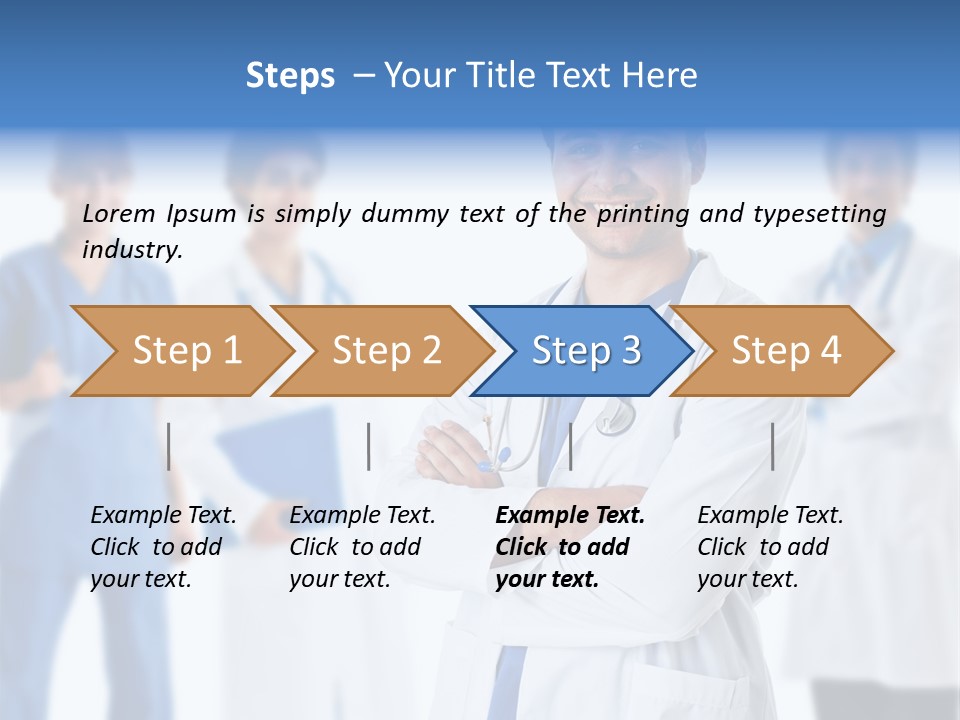 Smile Health Stethoscope PowerPoint Template