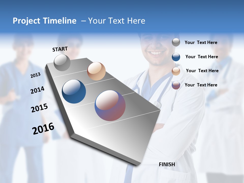 Smile Health Stethoscope PowerPoint Template