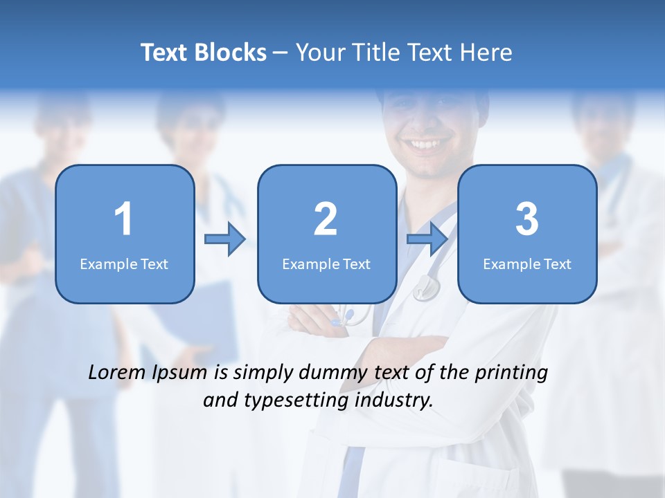 Smile Health Stethoscope PowerPoint Template