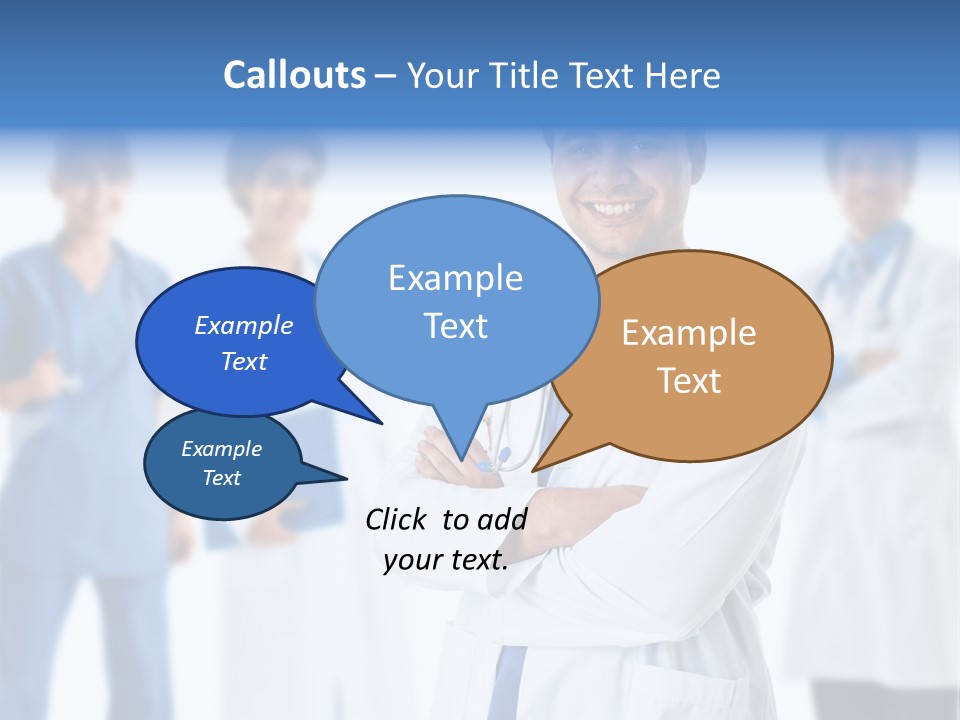 Smile Health Stethoscope PowerPoint Template