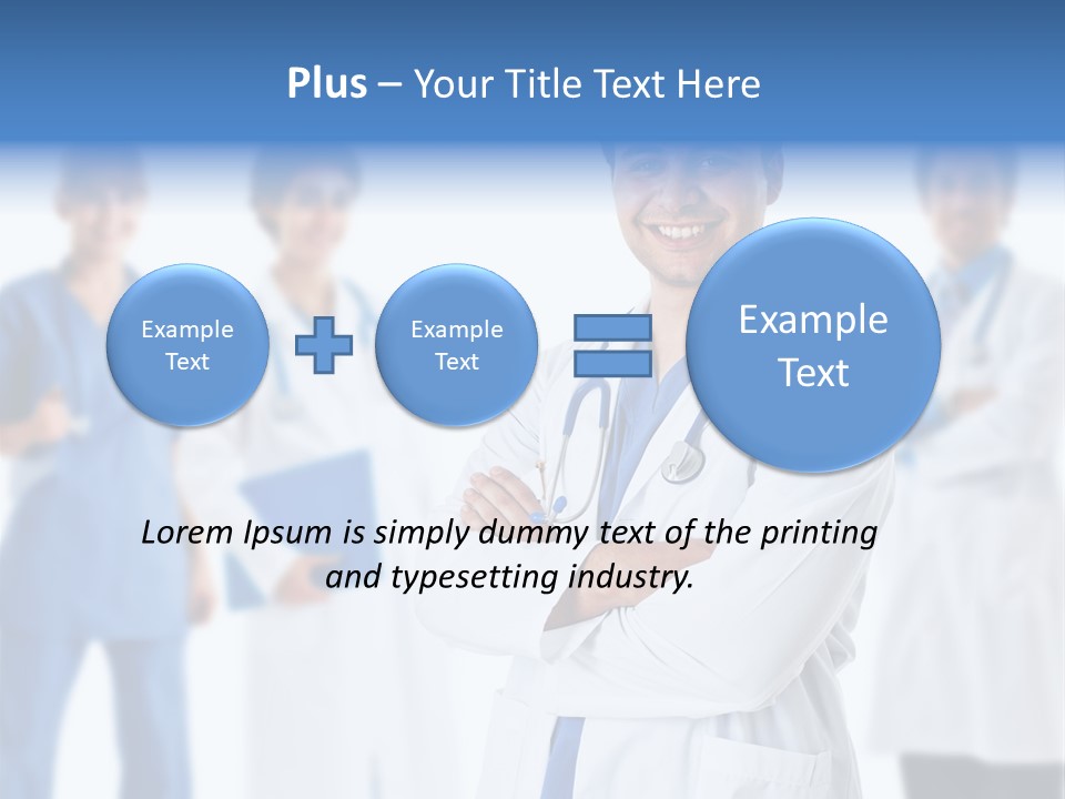 Smile Health Stethoscope PowerPoint Template