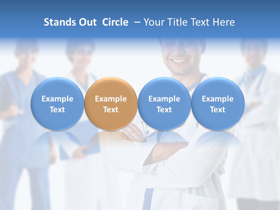 Smile Health Stethoscope PowerPoint Template