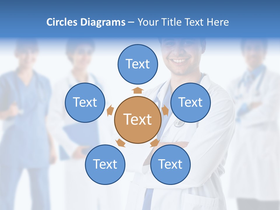Smile Health Stethoscope PowerPoint Template