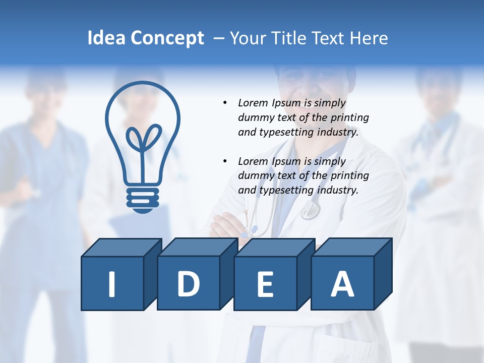 Smile Health Stethoscope PowerPoint Template