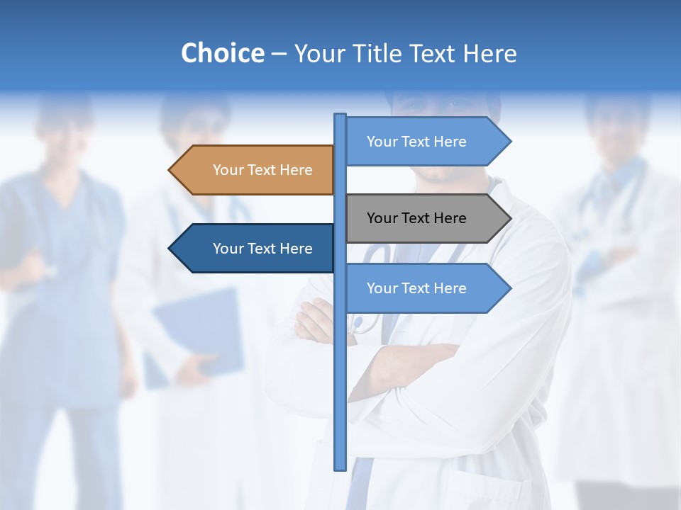 Smile Health Stethoscope PowerPoint Template