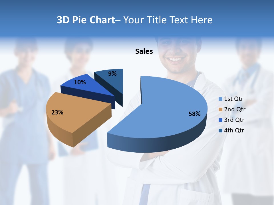 Smile Health Stethoscope PowerPoint Template