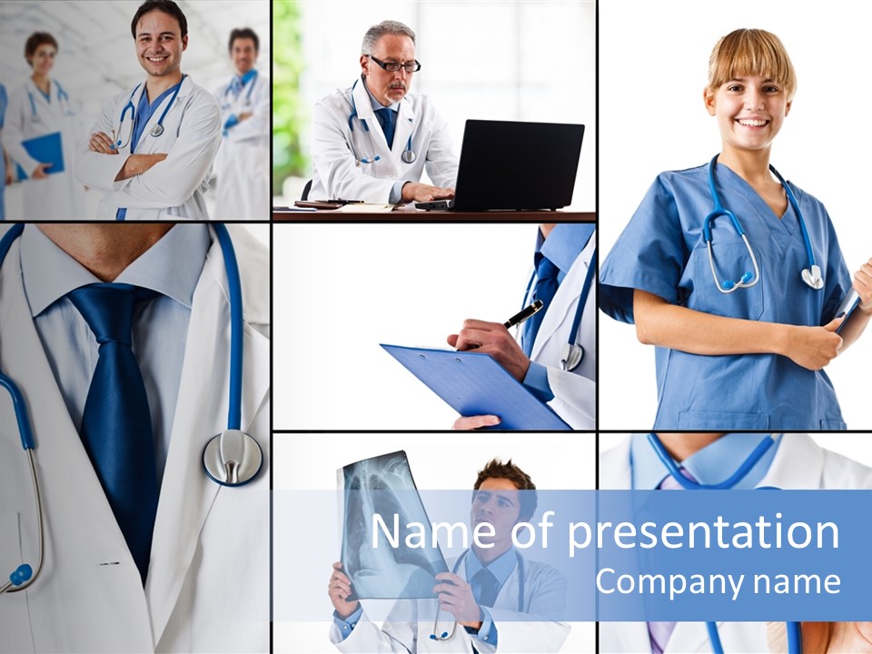 Medical Collection Composition PowerPoint Template