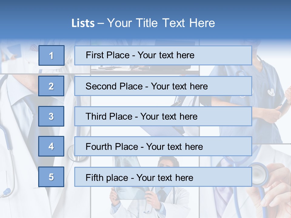 Medical Collection Composition PowerPoint Template