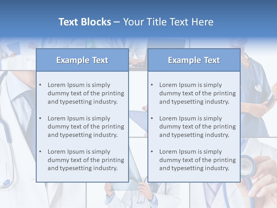 Medical Collection Composition PowerPoint Template