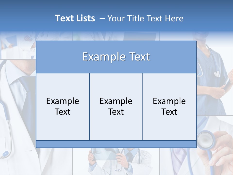Medical Collection Composition PowerPoint Template