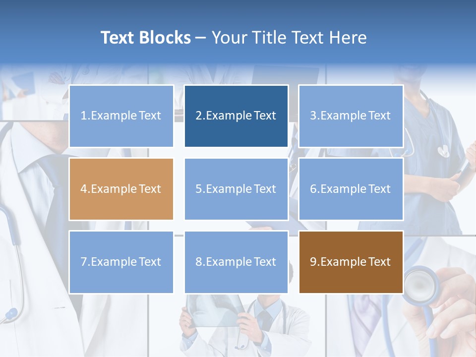 Medical Collection Composition PowerPoint Template