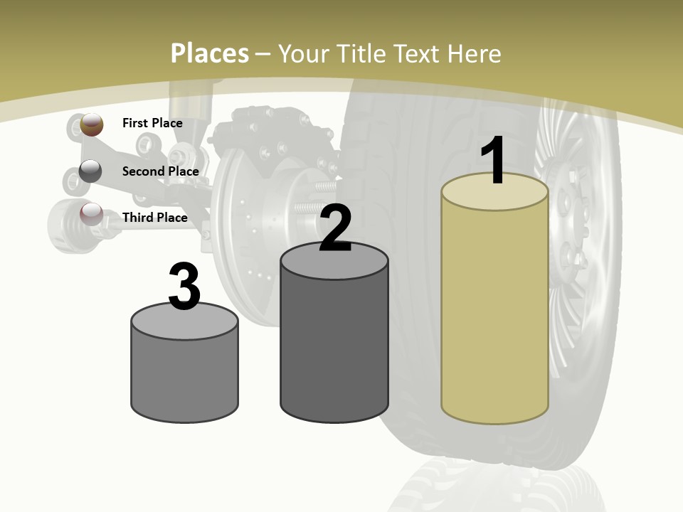 Moderne Voiture Acier PowerPoint Template