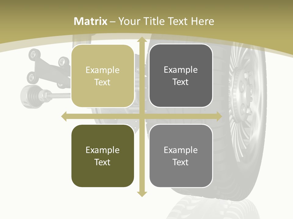 Moderne Voiture Acier PowerPoint Template