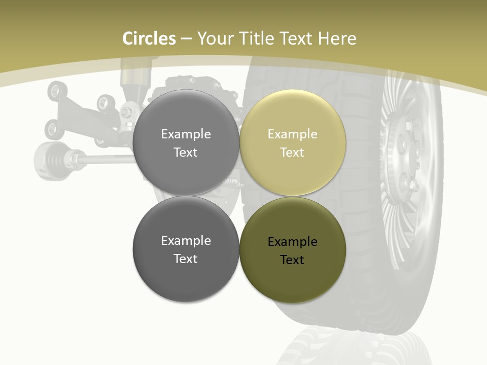 Moderne Voiture Acier PowerPoint Template