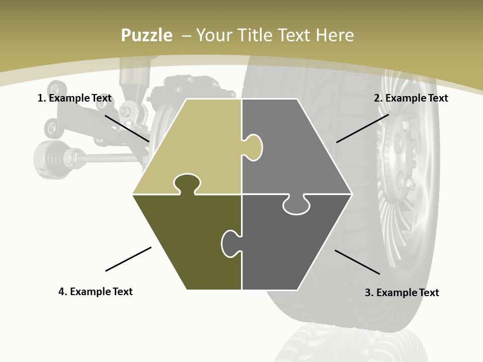 Moderne Voiture Acier PowerPoint Template