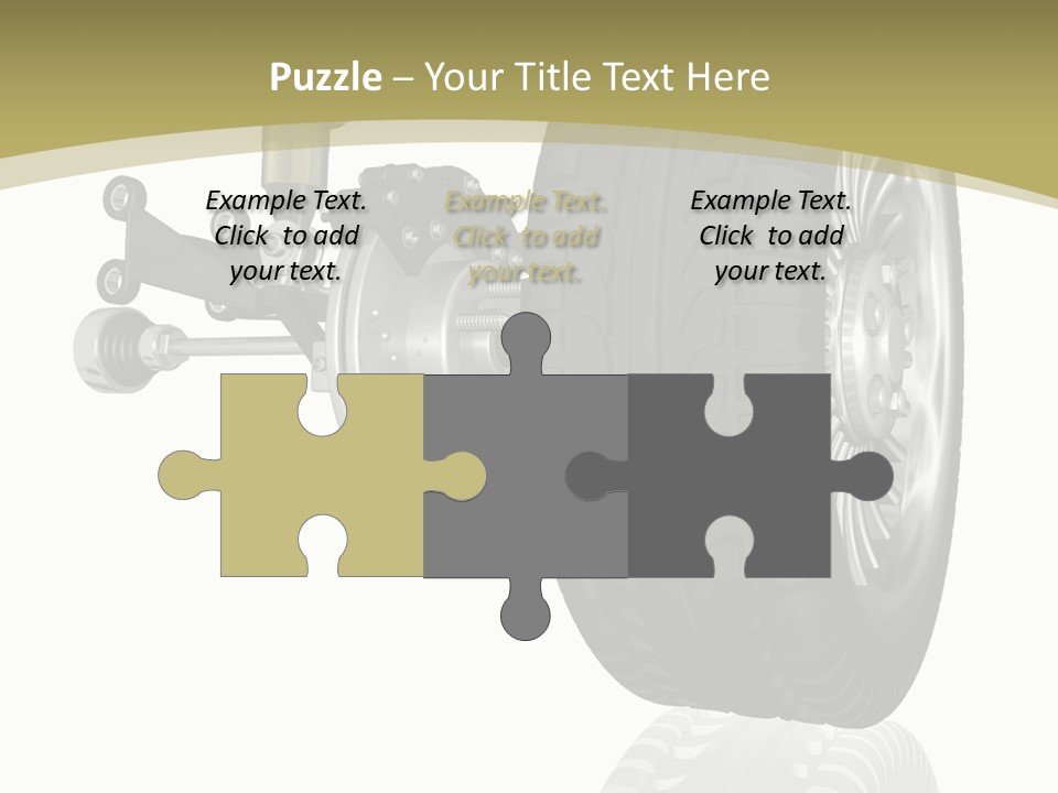 Moderne Voiture Acier PowerPoint Template