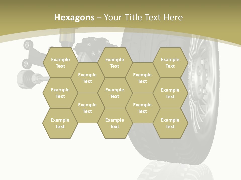 Moderne Voiture Acier PowerPoint Template