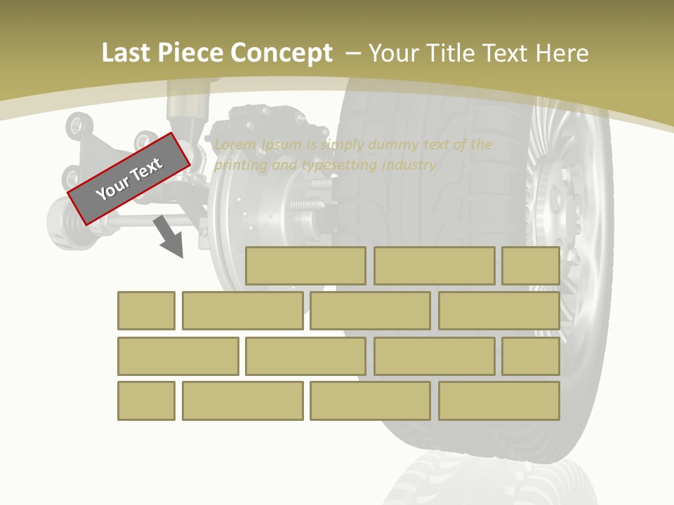 Moderne Voiture Acier PowerPoint Template