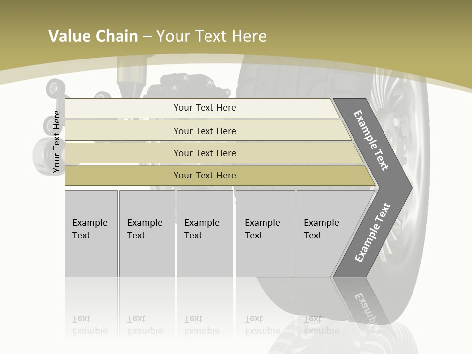 Moderne Voiture Acier PowerPoint Template