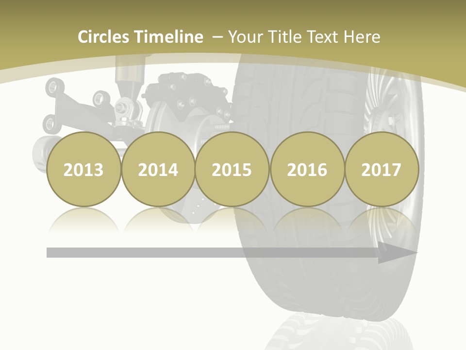 Moderne Voiture Acier PowerPoint Template