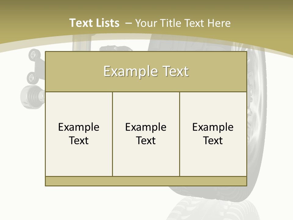 Moderne Voiture Acier PowerPoint Template