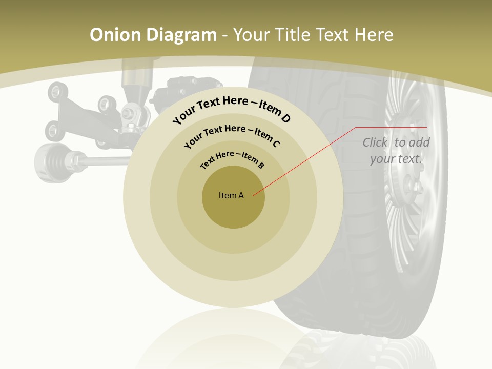 Moderne Voiture Acier PowerPoint Template