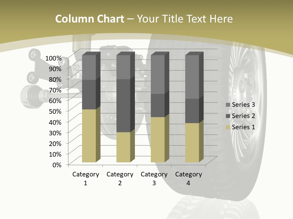 Moderne Voiture Acier PowerPoint Template