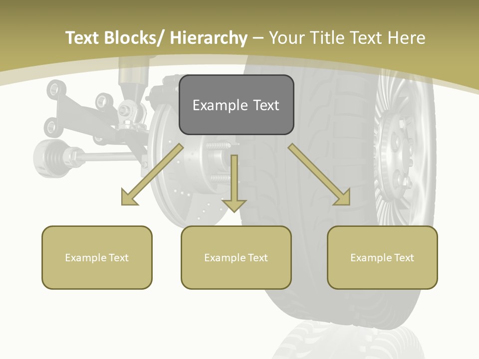 Moderne Voiture Acier PowerPoint Template