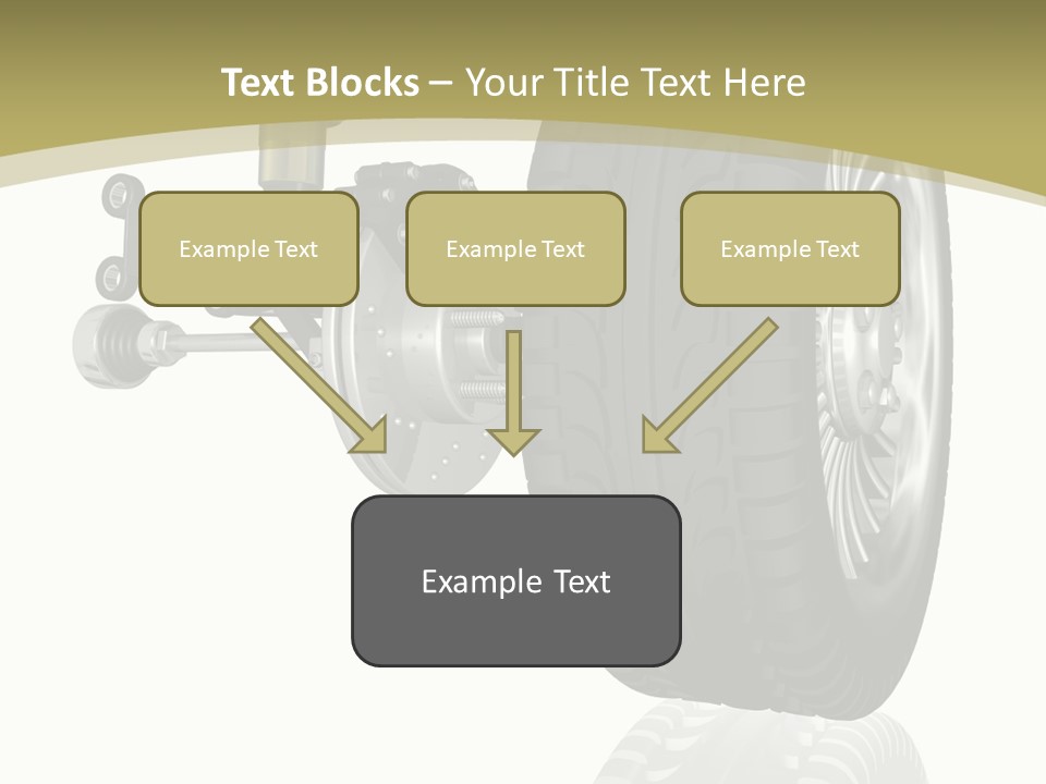 Moderne Voiture Acier PowerPoint Template