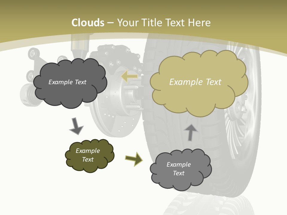 Moderne Voiture Acier PowerPoint Template